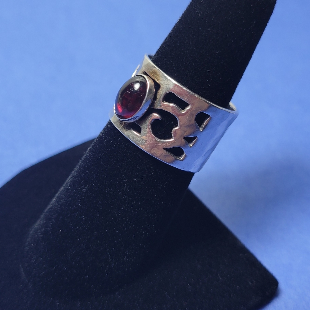❤ 925-SILVER. ISRAEL VINTAGE RING SIZE 5.5 - Picture 10 of 10